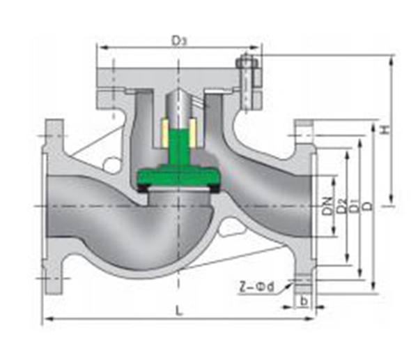 H41N升降式止回閥 H41N升降式止回閥