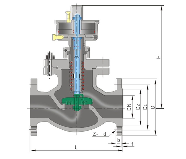 QDq421F-40站用氣動緊急切斷閥 QDq421F-40站用氣動緊急切斷閥